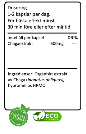innehåll betaglukaner polysackarider chaga pura