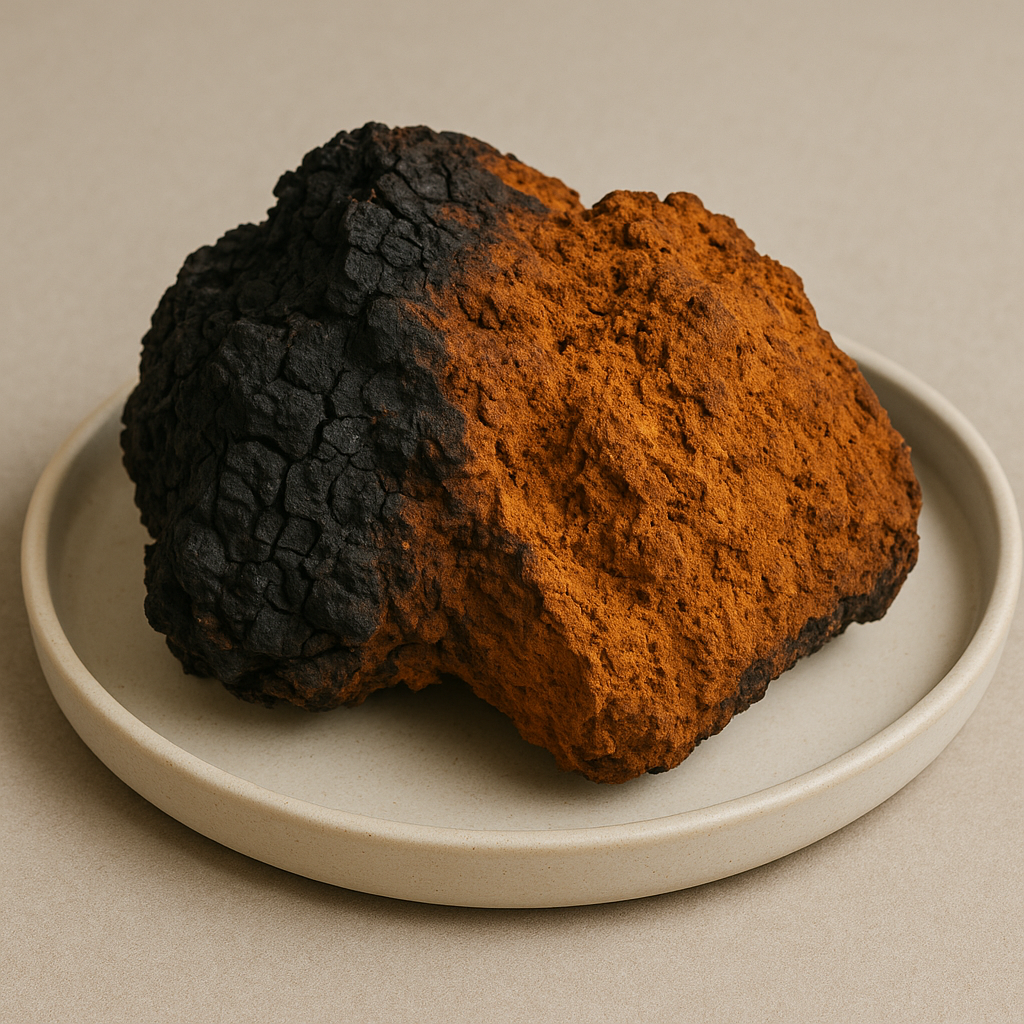 sprängticka chaga svampbit naturlig råvara