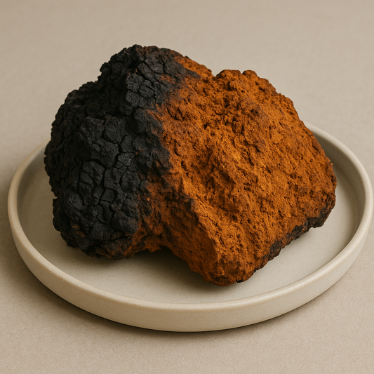 sprängticka chaga svampbit naturlig råvara