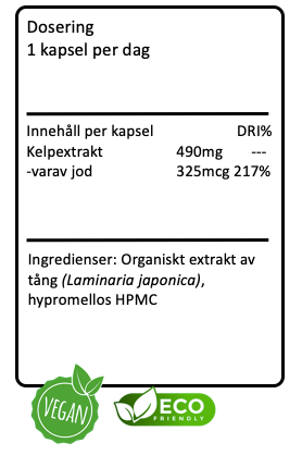 Kelpextrakt PURA – Naturligt jodtillskott för sköldkörtel & energi