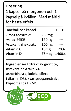 SKINPLEX – Hudtillskott med astaxantin mot eksem, stress & UV-skador